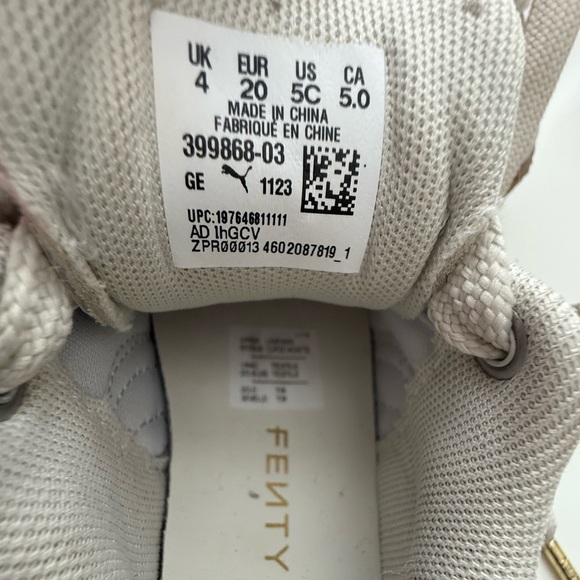 Toddler Fenty X PUMA Creeper Phatty Sneaker - Size US 5C - Picture 13 of 15